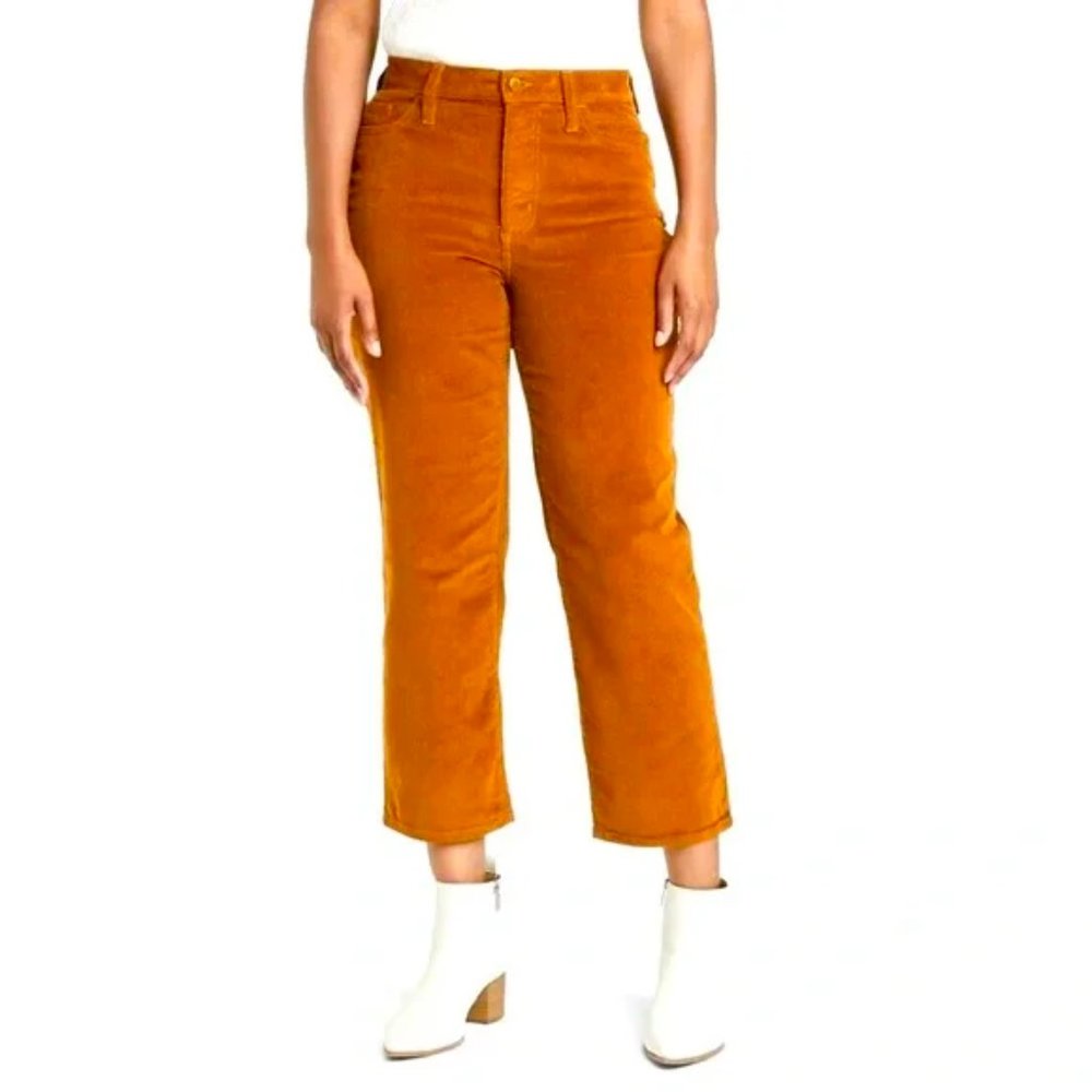 Universal Thread Vintage Straight Cordoruy Burnt Orange Pants